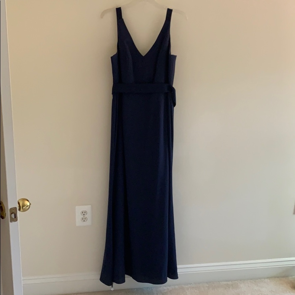 Navy bridesmaids dress